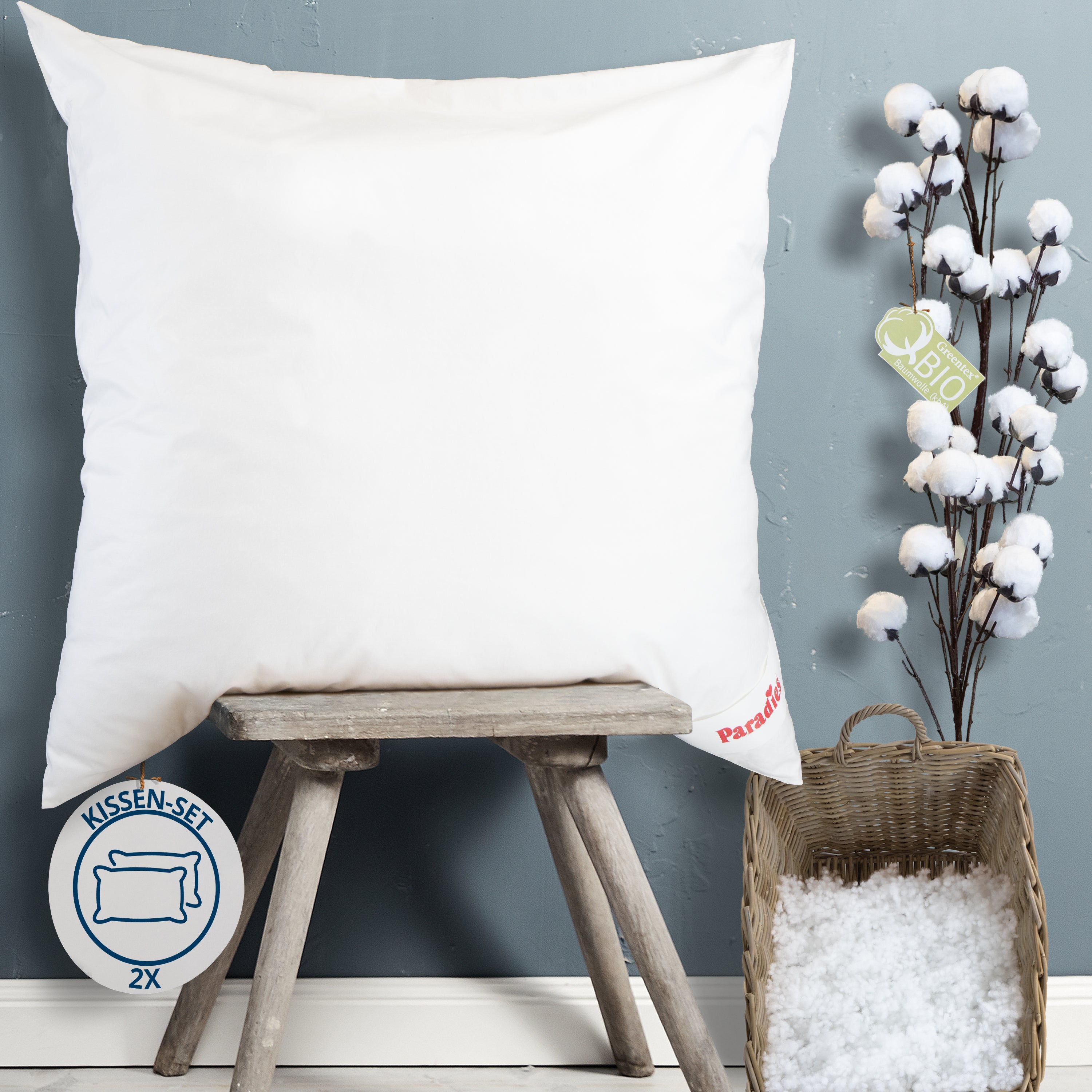 Kissen-Set · Softy Top medium Bio