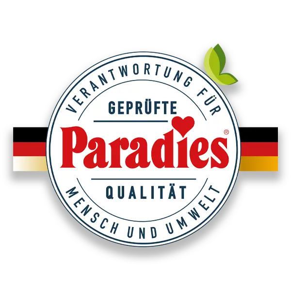 Geprüfte Paradies Qualität: Made in Germany.