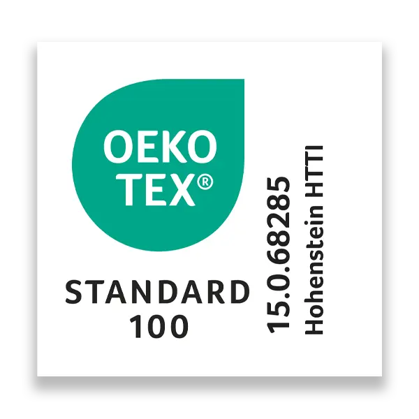Paradies Materialien: Öko Tex Standard 100, Klasse 1 zertifiziert.